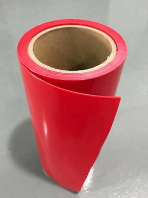 Вкладыш отпуска HDPE фильма отпуска HDPE красного цвета покрытый силиконом для лент пены