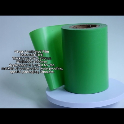 Полиэтиленовая пленка Hdpe 100 лент полиэтилена фильма микрона перекрестная прокатанная