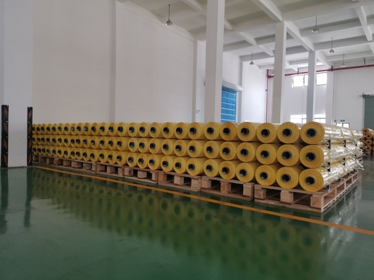 Померная 70um жёлтая HDPE оберточная пленка для хлопкоуборочной машины CP770
