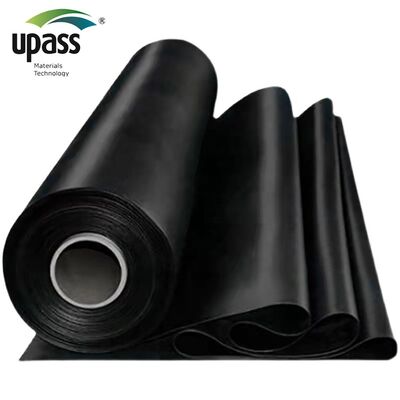 Геомембрана HDPE 2 мм прудовой подкладки гладкая поверхность Геомембраны HDPE подкладки линейного формования