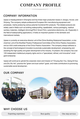 New Products Top Sales High Adhesive Film with Blow Molding and Cutting Service for Waterproofing Membrane