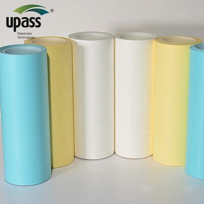 Customized Silicone Coated Paper Glassine Liner Blow Molding Plastic  in White Yellow Blue Release Paper