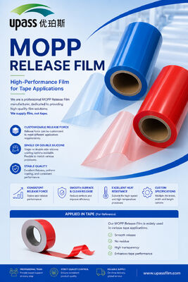 MOPP Film Release для клеевой ленты для линейки с высокой прочностью на растяжение