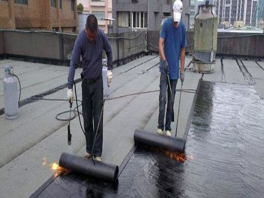 10 микронов толщины Torchable горячего плавят фильм HDPE пефорированный фильмом для мембран SBS